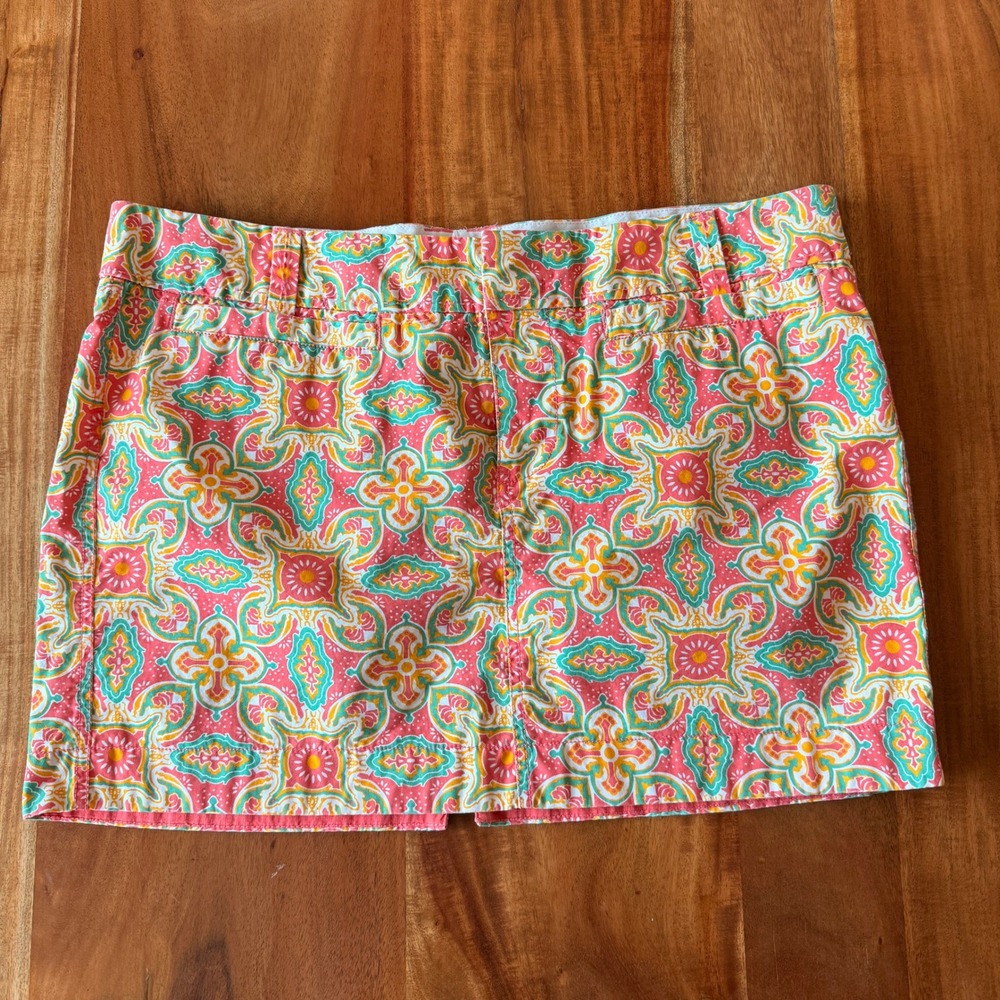 Old Navy Women's Vintage Pink Floral Mini Skirt Size 16